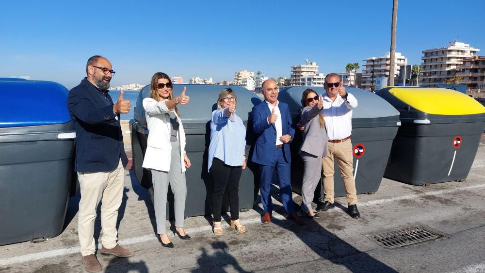 Comienzan a instalarse los nuevos contenedores de recogida selectiva en toda Santa Pola