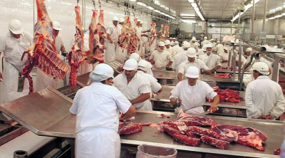 Trabajadores de la carne recibirn un aumento salarial progresivo para el trimestre abril-mayo-junio