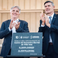 Villa Ins. El intendente Daniel Passerini y el gobernador Martin Llaryora reinauguraron el CEB, que sum ocho aulas taller y un SUM