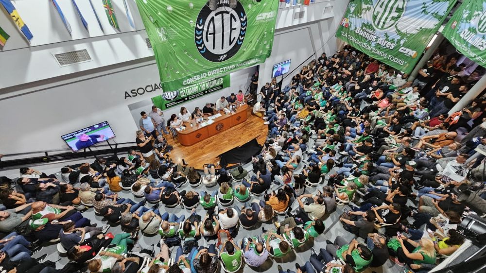 ATE realizar� un Plenario Federal con m�s de mil delegados para definir nuevas medidas de fuerza