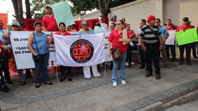 Honduras: Sitraina se moviliza por el derecho a la jubilacin