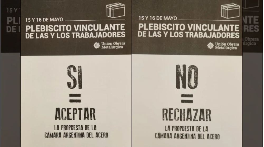 Los siderrgicos votaron el rechazo a la propuesta paritaria con la que perdan 15 puntos de salario y le dan una banca a Abel Furln en su pelea con Paolo Rocca