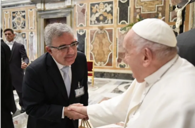 Ral Jalil visit al Papa Francisco