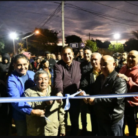 El intendente Jorge Jofr inaugur una nueva plaza y playn deportivo en el B San Pedro