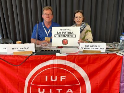 Solidaridad del Comit Ejecutivo Mundial de la UITA
