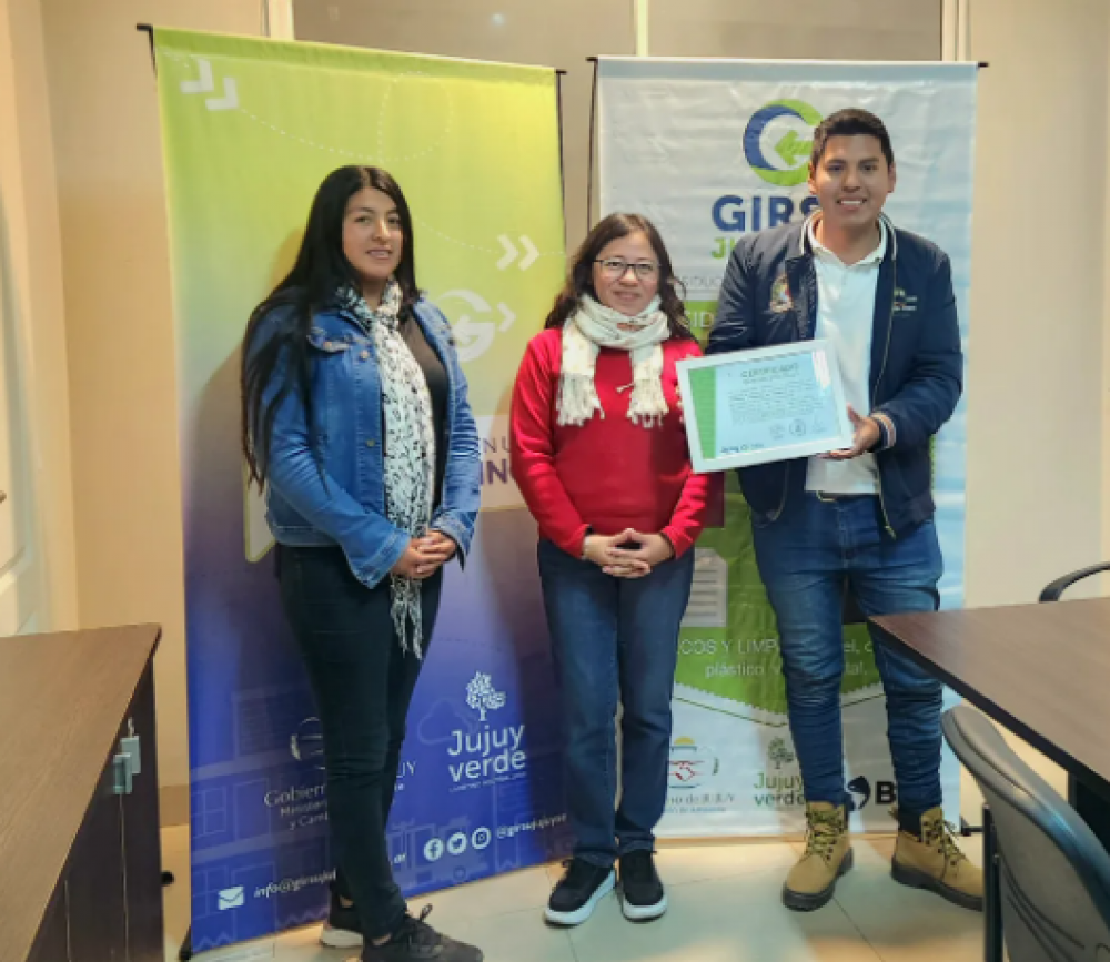 Sustentabilidad. GIRSU JUJUY S.E. reconoce al municipio de Tumbaya por su gestin responsable de los residuos