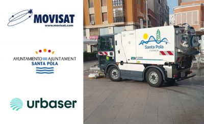 URBASER elige la tecnologa MOVISAT para optimizar los servicios municipales de Santa Pola
