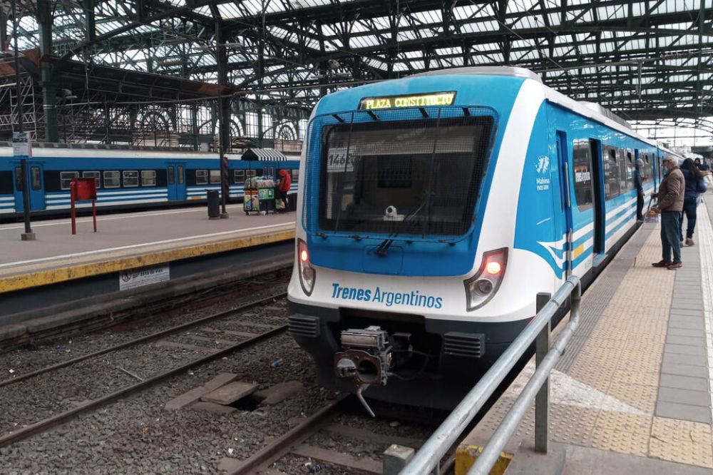 Una protesta con trenes lentos