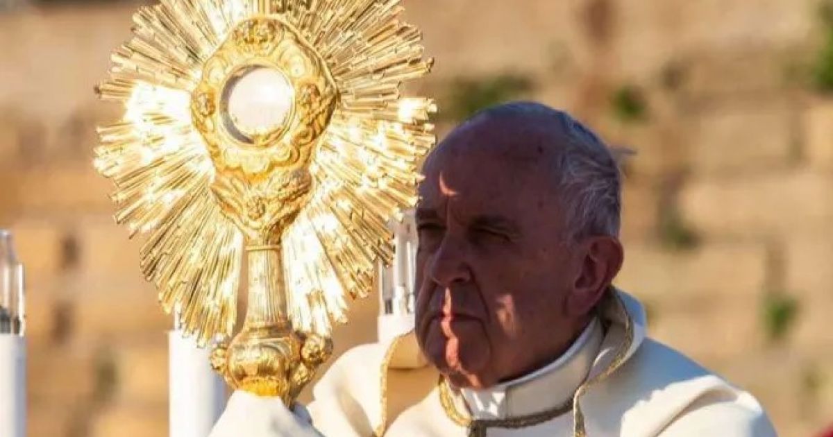 Papa Francisco en Solemnidad del Corpus Christi: La Eucaristía es ...