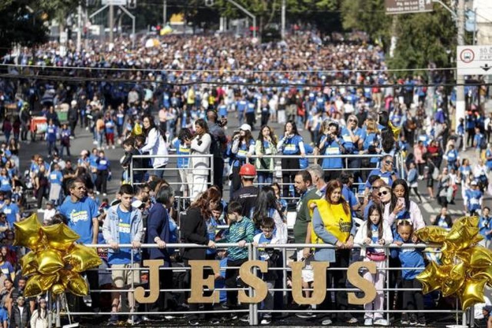 Una multitud de evanglicos en la 