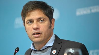 Kicillof marchar� junto a la CGT el d�a que el Senado trate la Ley Bases