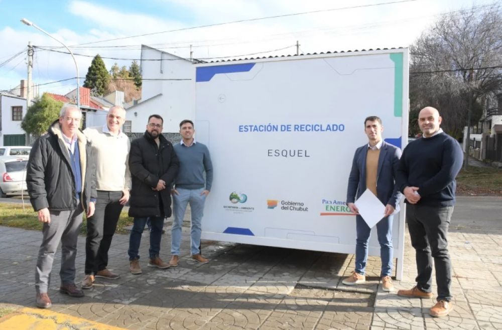 PAE entreg una estacin de reciclado para una ciudad cordillerana de Chubut