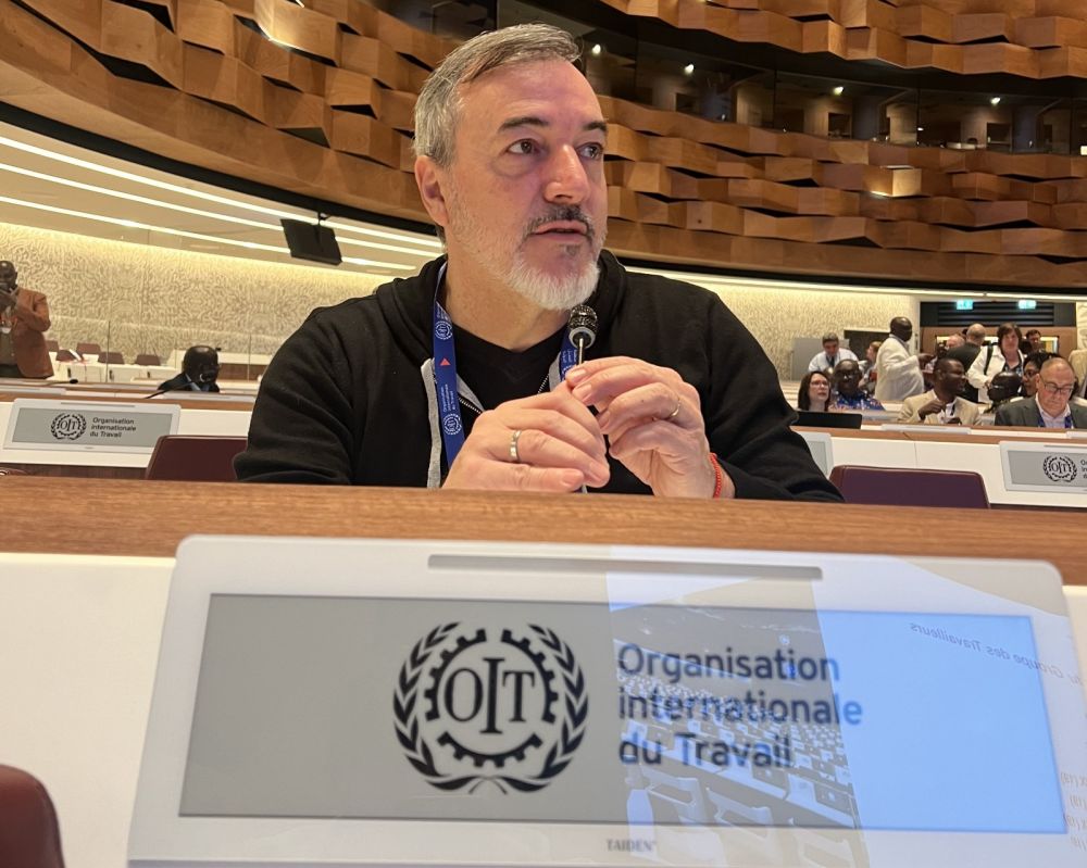 Aguiar denunci� al Gobierno y a Milei ante el mundo en la OIT: �La democracia est� en riesgo en este momento en la Argentina�