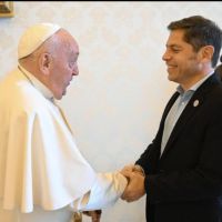 Encuentro poltico: Axel Kicillof y el Papa Francisco, a solas en el Vaticano