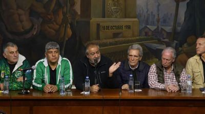 Pases de factura del kirchnerismo y tensin con Pablo Moyano en la CGT tras la movilizacin ante el Congreso
