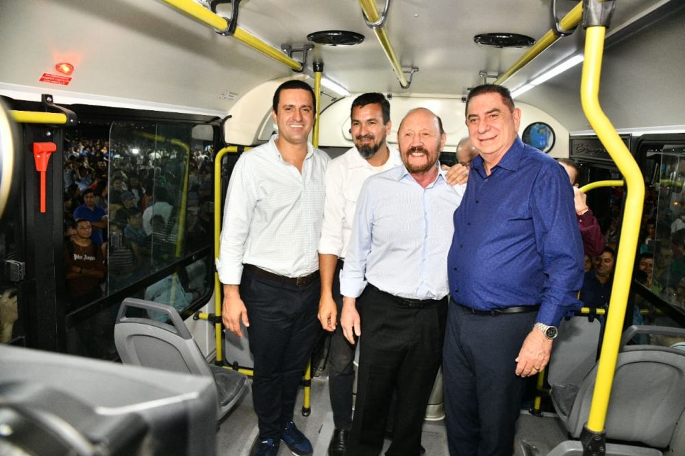 El intendente Jofr junto al gobernador Insfrn presentaron el nuevo sistema de transporte Fermoza En Formosa