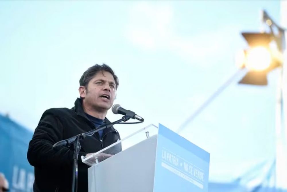 En un guio a la interna del PJ, Axel Kicillof cerrar un acto homenaje por el fallecimiento de Pern