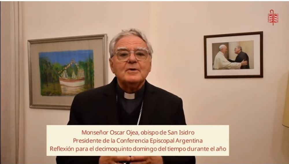 Mons. Ojea: 'El lugar de la Iglesia es al lado de quien est ms roto y herido'