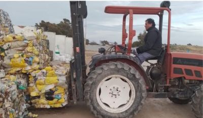 San Cayetano transforma residuos en recursos con la venta de PEAD