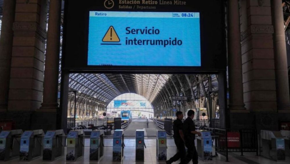 Paro de trenes en marcha: sin propuesta del gobierno, la fraternidad lo hara antes de fin de mes y por 48 horas