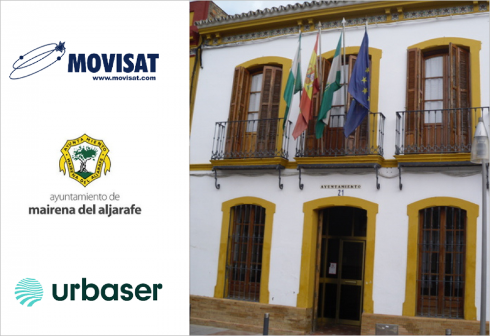 URBASER confa de nuevo en las soluciones tecnolgicas de MOVISAT para Mairena del Aljarafe