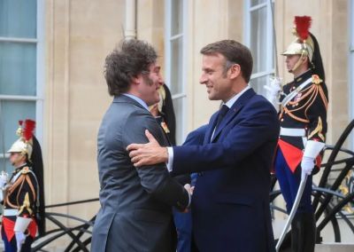 Javier Milei se reuni con Macron en medio del escndalo Villarruel y el clima antiargentino en los Juegos
