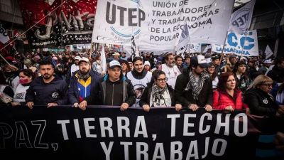 Con la CGT y la CTA, los movimientos sociales marcharn contra el Gobierno en el da de San Cayetano