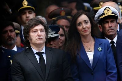 La Casa Rosada prepara una foto de Javier Milei con Victoria Villarruel en medio de las llamas del Franciagate