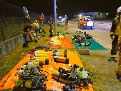 Amezaga queda confinada debido a una intensa nube txica en la planta de Urbaser en Asparrena