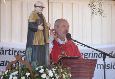La Rioja: peregrinaci�n y homenaje al beato Angelelli en el lugar de su martirio