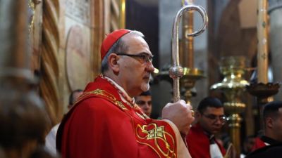 Pizzaballa: S�lo podemos rezar, ante tanto odio necesitamos palabras de paz
