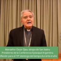 Mons. Ojea: 'El pan de vida alimenta nuestra esperanza'