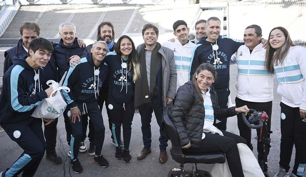 Kicillof despidi a la delegacin bonaerense que participar de los Juegos Paralmpicos