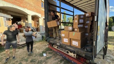 La caridad del Papa en el coraz�n de la guerra en Ucrania: La ayuda llega a Kharkiv