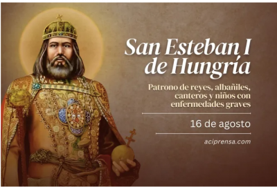Hoy celebramos a San Esteban I de Hungr�a, rey y fundador de una naci�n cristiana