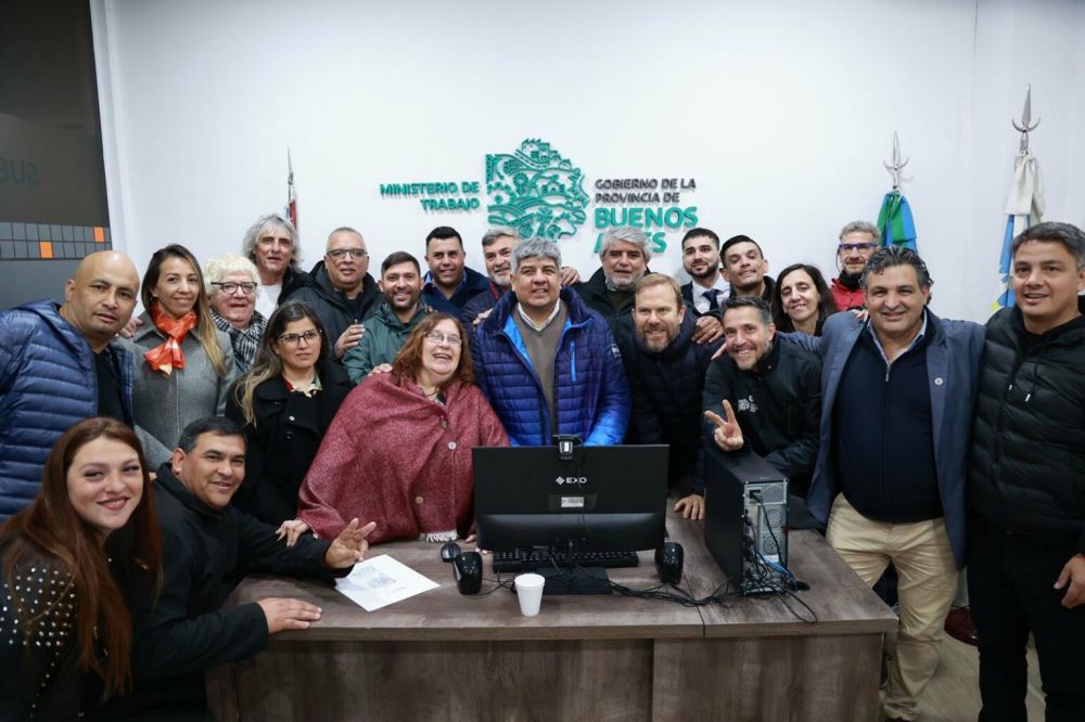 Pablo Moyano acompa a Correa en la inauguracin de la delegacin del Ministerio de Trabajo bonaerense en Ezeiza