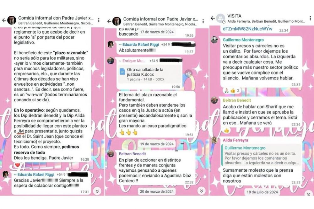 Seis claves de los chats que revel� Lourdes Arrieta