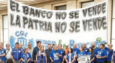 La bancaria cruz a Tillad por la privatizacin del Banco Nacin y advirti por la insistencia del ejecutivo para convertirlo en sociedad annima