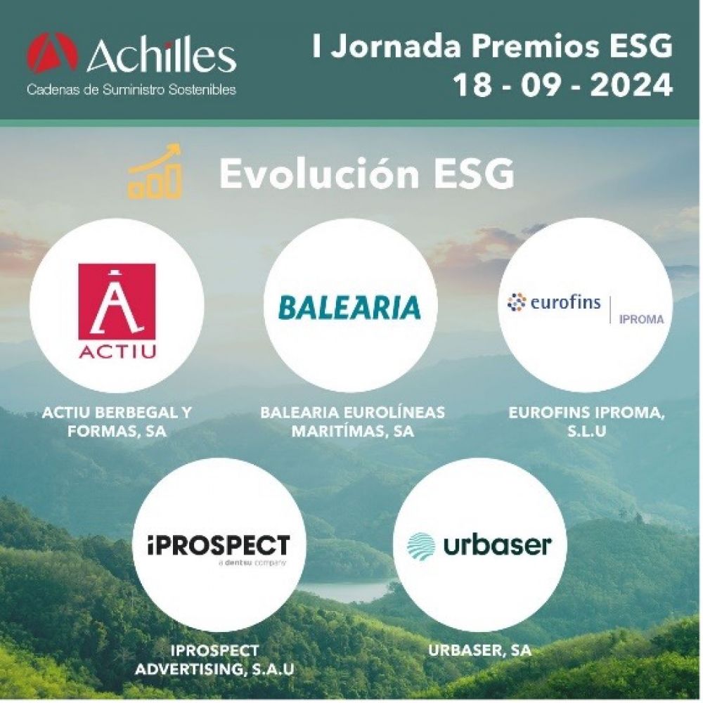 Urbaser, nominada a los Premios ESG de Achilles!