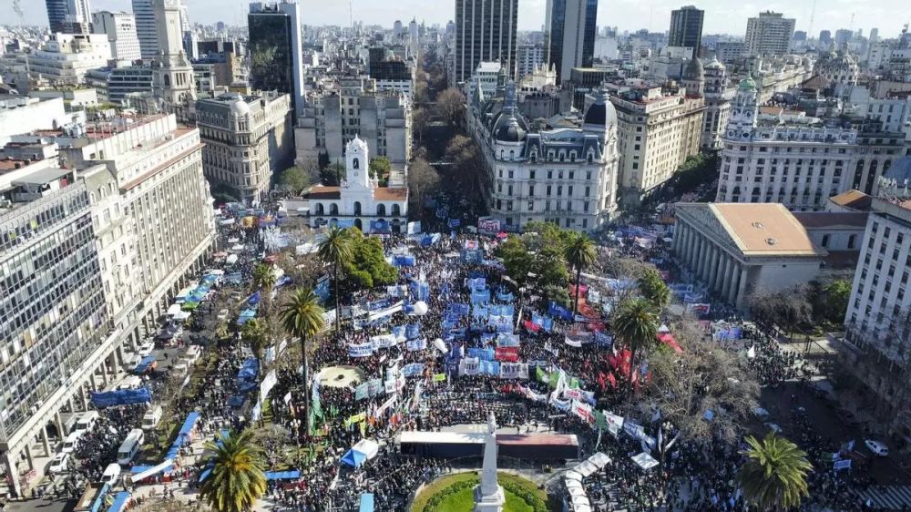 La CGT sali dividida a la calle, en un clima enrarecido por las crticas de Cristina al sindicalismo