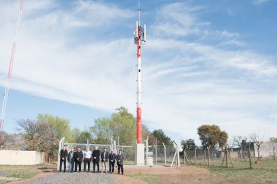 Inauguran torre de 4G en Anchorena y anuncian fibra ptica