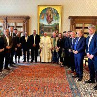 El Papa Francisco recibi a una delegacin de la CGT y coincidieron en la importancia de defender la dignificacin del trabajo desde el dilogo social