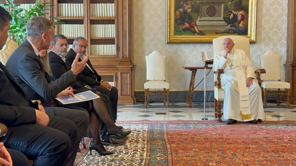 El Papa Francisco recibi a la conduccin de la CGT y reivindic la justicia social