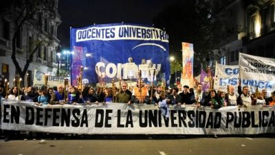 Paro universitario para el jueves 26 y nueva marcha federal en octubre