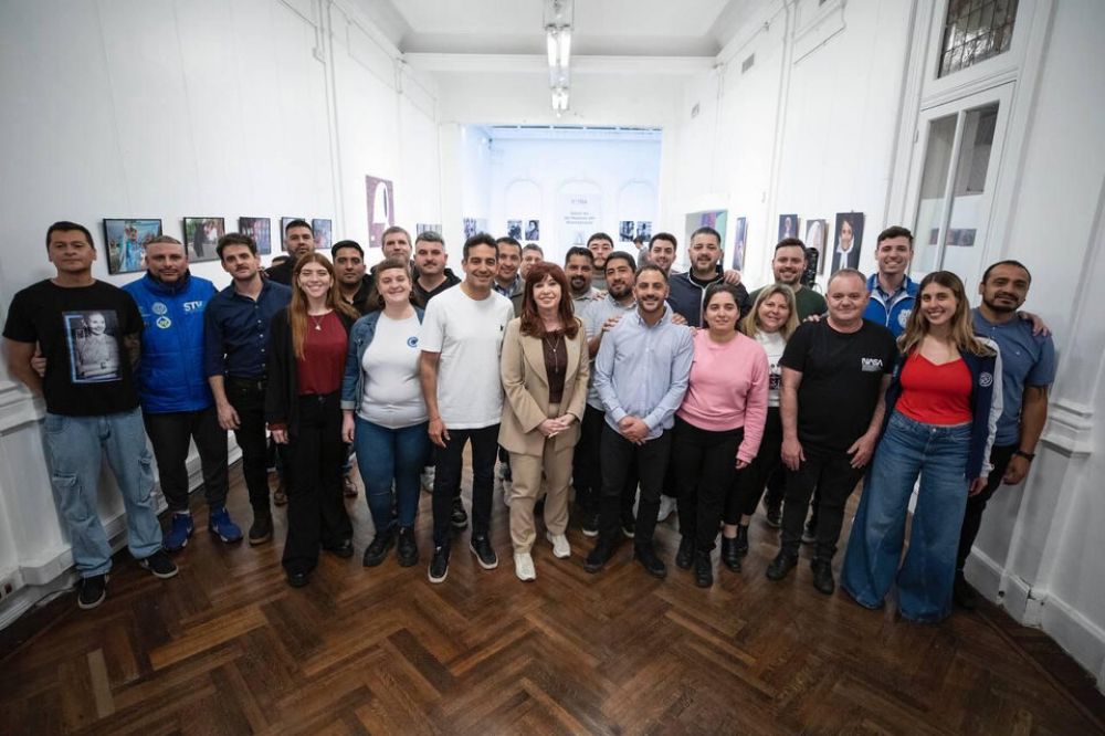 Cristina Kirchner se reuni con integrantes de la juventud sindical de la CGT