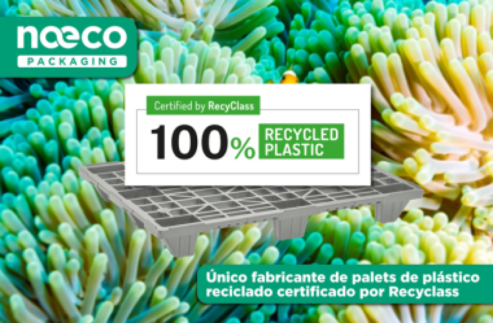 Palets de plstico reciclado certificados por Recyclass