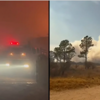 Llaryora acompa a intendentes de localidades afectadas por incendios