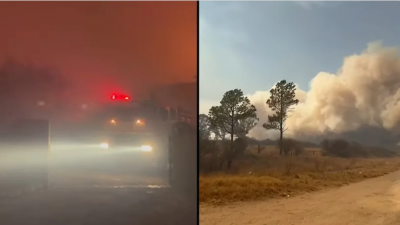 Llaryora acompa a intendentes de localidades afectadas por incendios