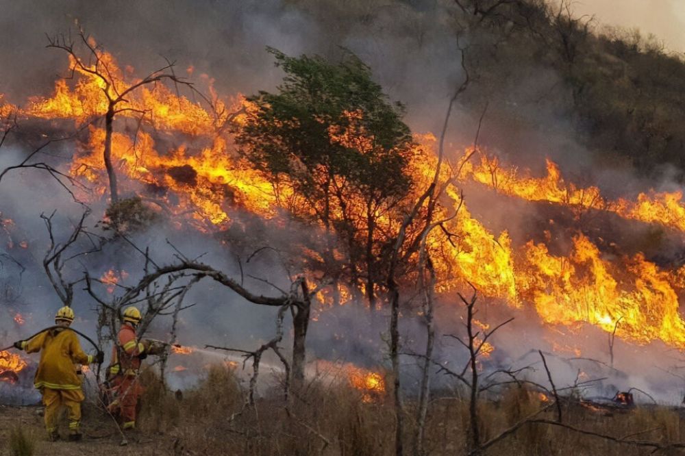 La escandalosa campaa fake del gobierno sobre los incendios en Crdoba a la que se subi Milei 