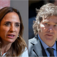 La reaccin de Tolosa Paz tras la acusacin de Milei contra ella y su marido, Pepe Albistur